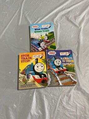 Thomas & Friends Board Book Trio - Blue, Green and Yellow Covers 1050